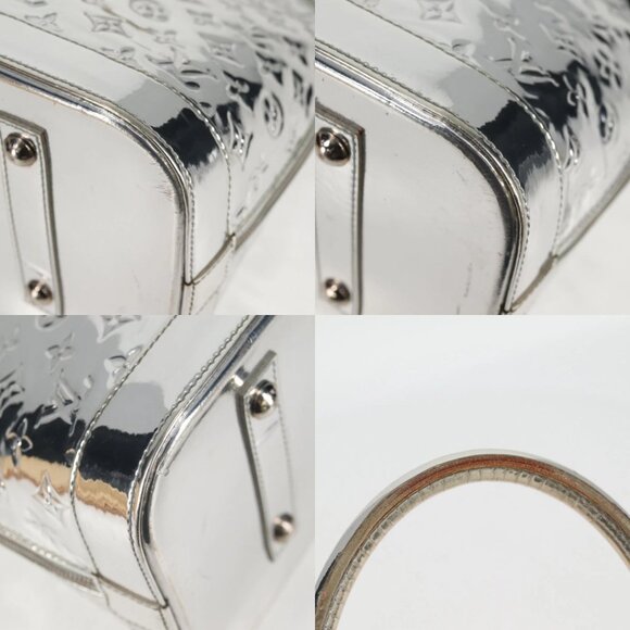 LOUIS VUITTON Monogram Miroir Alma GM Bag Silver Argent M95273 LV Auth 125593AV - Picture 14 of 15